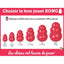 KONG Classic M Rouge Jouet Chien 7 à 16kg Caoutchouc Naturel Résistant