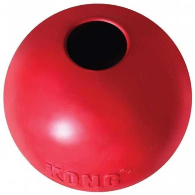 KONG Ball Grande Balle de Jeu en Caoutchouc Naturel pour Chien 13-30 kg Diamètre 7,5 cm