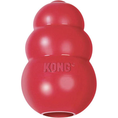 KONG Classic M Rouge Jouet Chien 7 à 16kg Caoutchouc Naturel Résistant