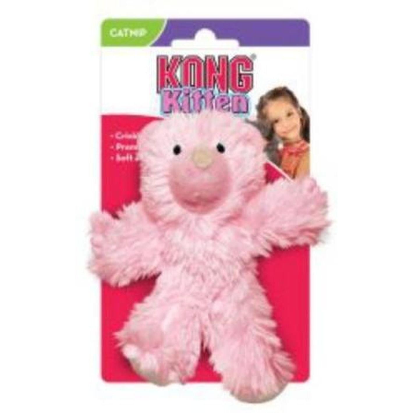 KONG Kitten Teddy Bear Jouet Peluche Chaton Multicolore