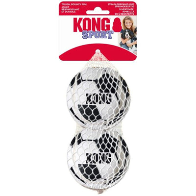 KONG Sport Balls Édition Limitée ballon de foot noir/blanc Large lot de 2