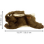 KONG Wild Low Stuff Rabbit Jouet pour Chien Taille M Peluche Dense avec Couineur et Corps Souple