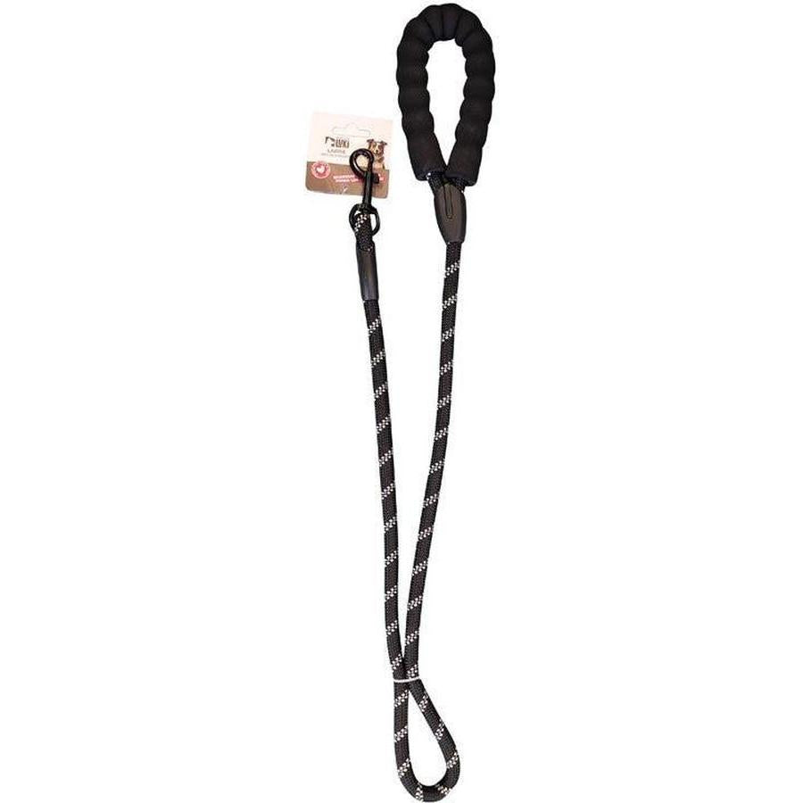 ZOOMALIN Laisse nylon réfléchissante noir 120cm