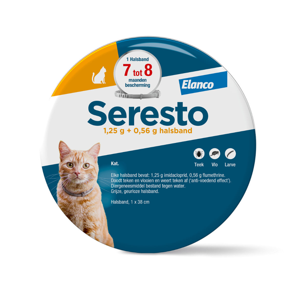 SERESTO Collier Antiparasitaire Chat 1 collier 38cm