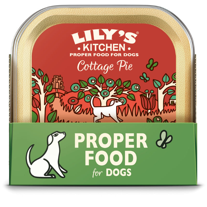LILY'S KITCHEN Adulte Terrine Cottage Pie Bœuf et Légumes 400g
