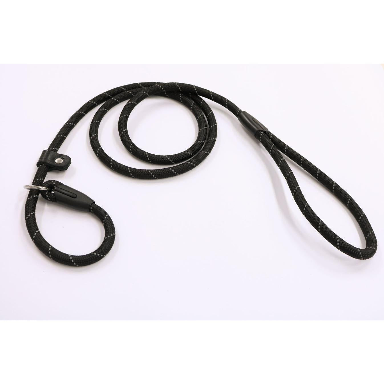 ZOOMALIN Laisse nylon réfléchissante noir 120cm