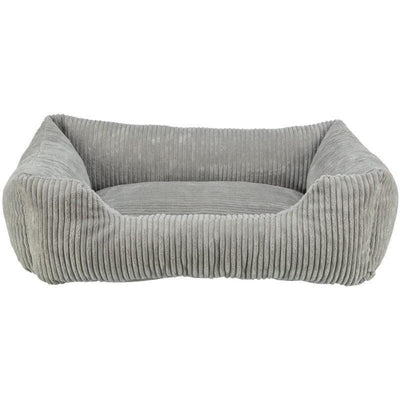 TRIXIE Couchage Jonna 110x75cm Gris Velours Côtelé