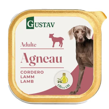 GUSTAV Pâtée Chien Adulte Agneau 150g