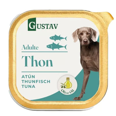 GUSTAV Pâtée Chien Adulte Thon 150g
