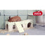 ZOLUX Maison en bois Cosy+ L pour octodon et cochon d'Inde Bleu 21x41x16 cm