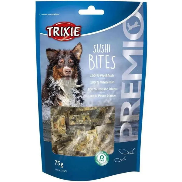 TRIXIE Peau d'ablette poisson blanc pour chien 75 g