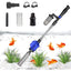 LAROY Aspirateur pour Aquarium avec Sac Facile à Nettoyer Longueur Réglable 40 cm