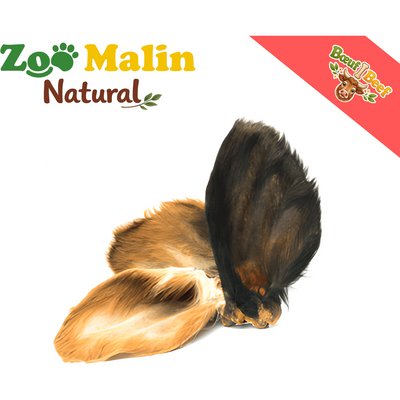 Peau de boeuf avec poils Friandise naturelle Mastication longue durée Chiens