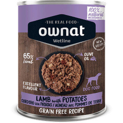 OWNAT Wetline Dog Lamb and Potatoes 395g