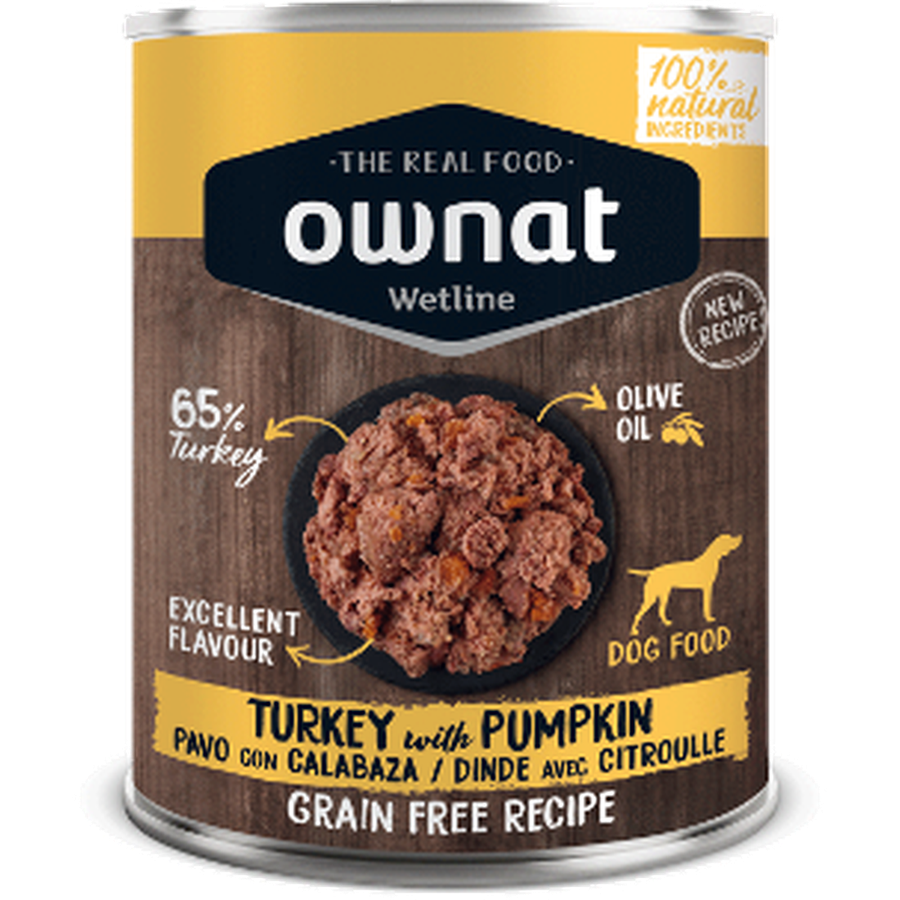 OWNAT Wetline Dog Turkey & Pumpkin 400g