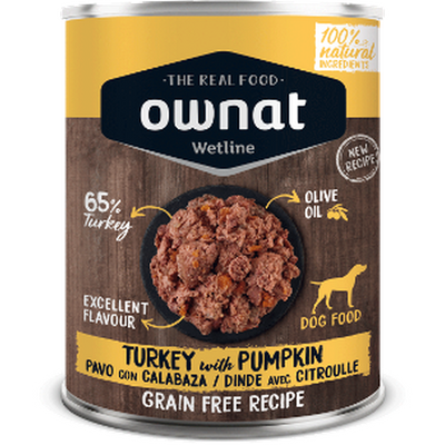 OWNAT Wetline Dog Turkey & Pumpkin 400g
