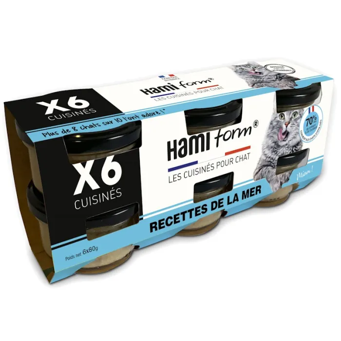 HAMIFORM Pack Complet Poulet Chat Senior 10x80g
