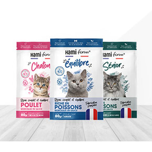 HAMIFORM Pack Repas Complet Urinary au Thon pour Chat Adulte 10x85g