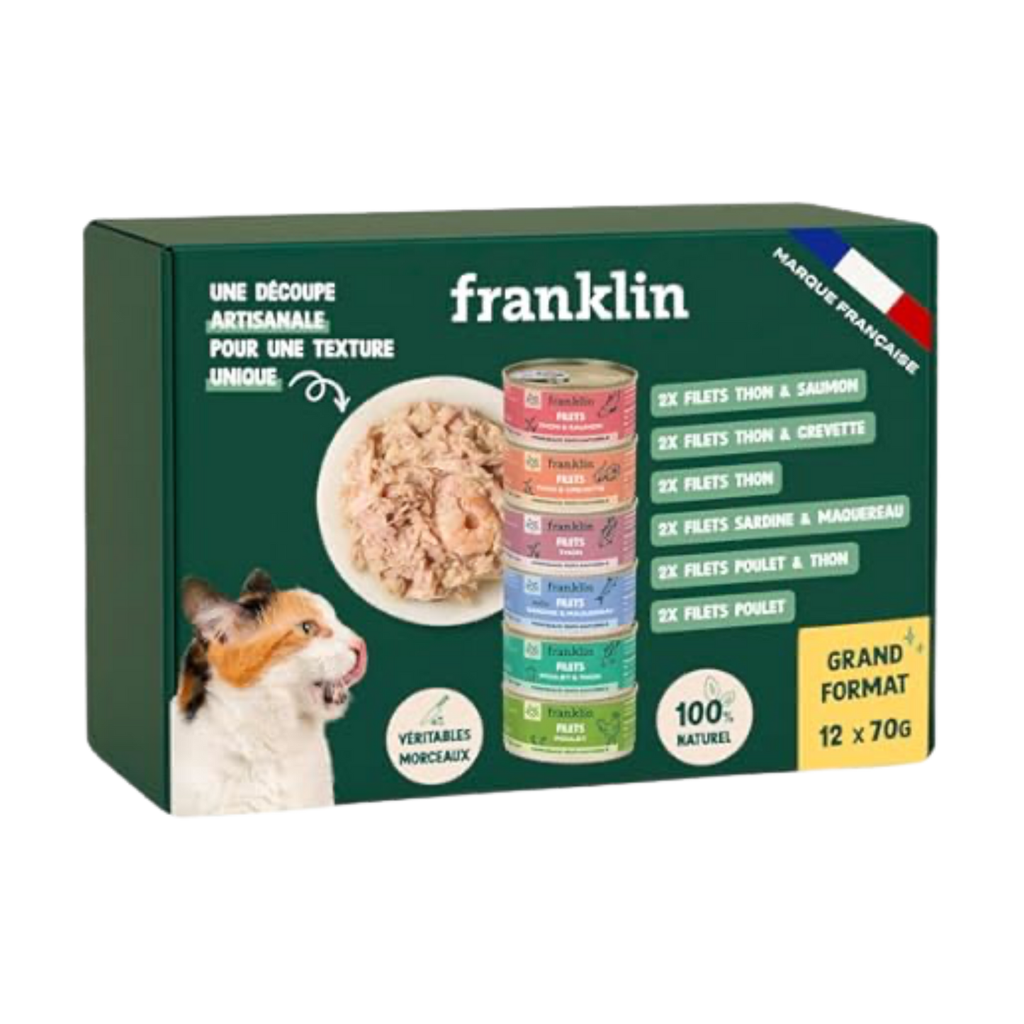 Adulte Bouchées en Sauce Multipack 4 Saveurs Poulet Poisson Blanc Boeuf Saumon Crevettes 4x85g