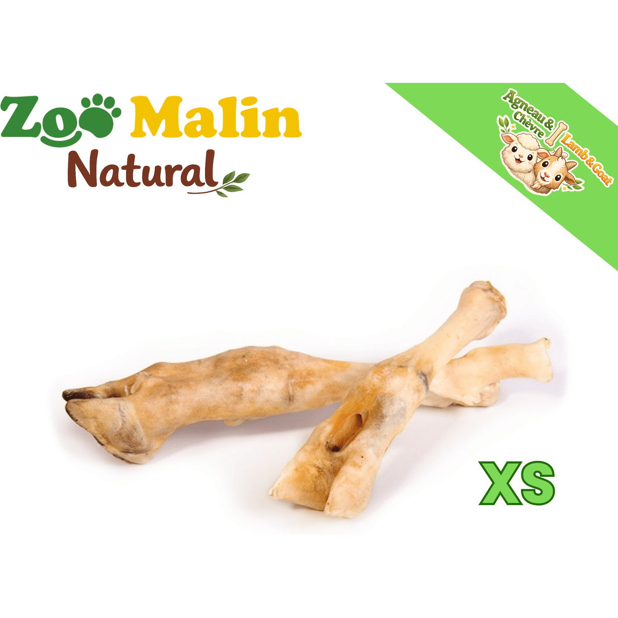 Petits pieds d'agneaux séchés pour chien