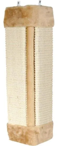 TRIXIE Griffoir pour coins tapis sisal/peluche/catnip 23 x 49 cm naturel/beige