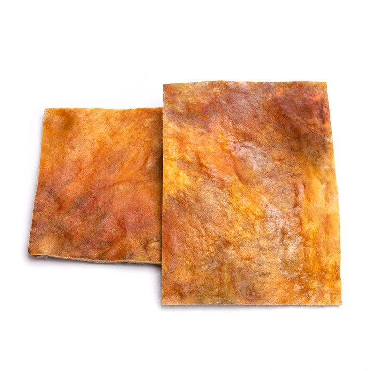 ZOOMALIN Plaque de Peau de Bœuf pour Chien Friandise Naturelle XXL