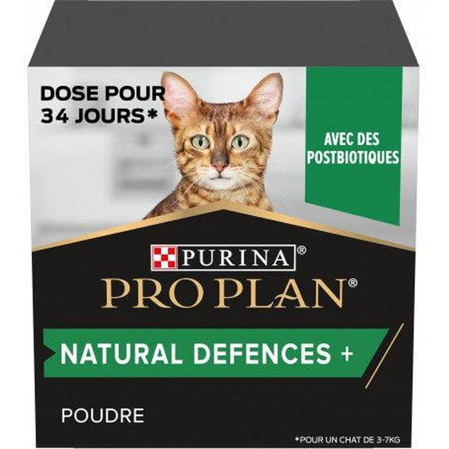 PRO PLAN Natural Defences+ Chat Poudre 60g