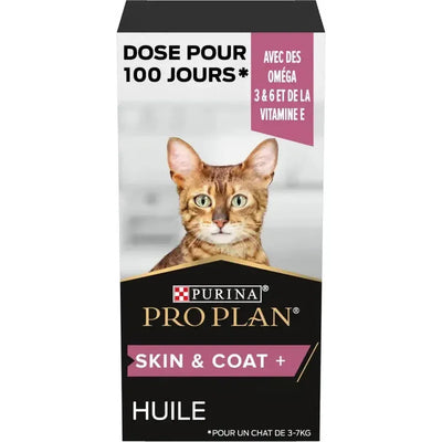 ZOOMALIN Skin & Coat+ Chat Huile Complément Alimentaire Oméga 3 et 6