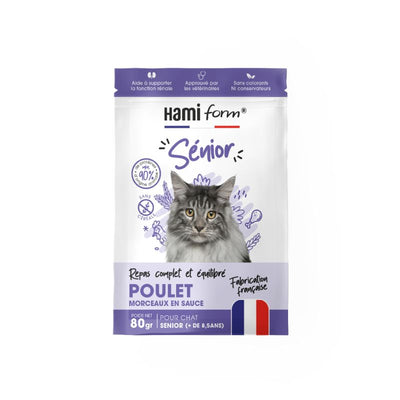 HAMIFORM Pack Complet Poulet Chat Senior 10x80g