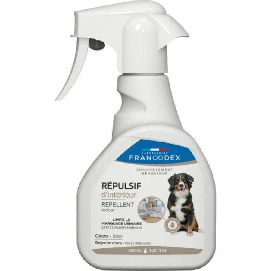 FRANCODEX RÉPULSIF INTÉRIEUR CHIEN Menthe Eucalyptus 250ml