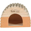 ZOLUX Maison en bois Cosy+ S Souris, Hamster et Rat Bois FSC Plaid polaire