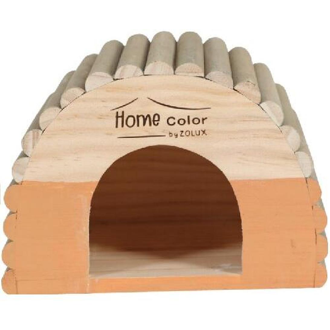 ZOLUX Maison en bois Cosy+ S Souris, Hamster et Rat Bois FSC Plaid polaire