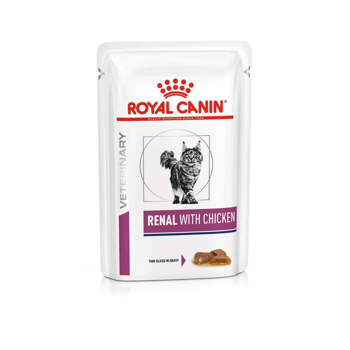 Royal Canin Veterinary Chat Renal Poulet 12x85 g