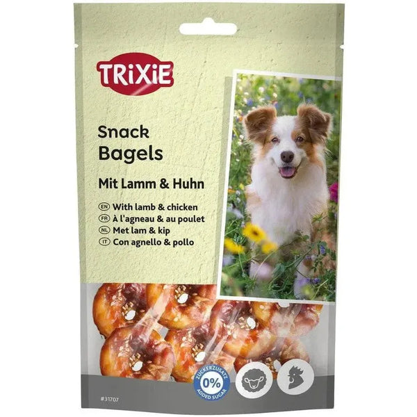 TRIXIE Premio Bagels à l'agneau et au poulet 100 g
