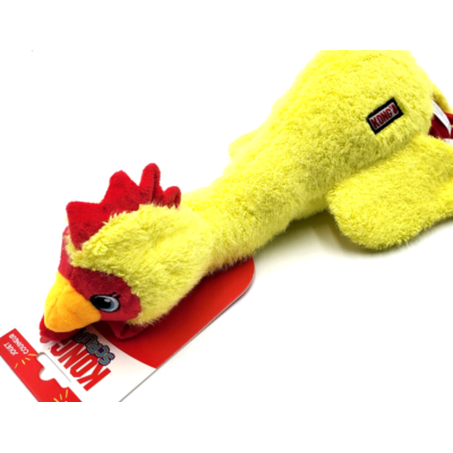 KONG Scruffs Poulet Medium/Large Jouet pour Chien