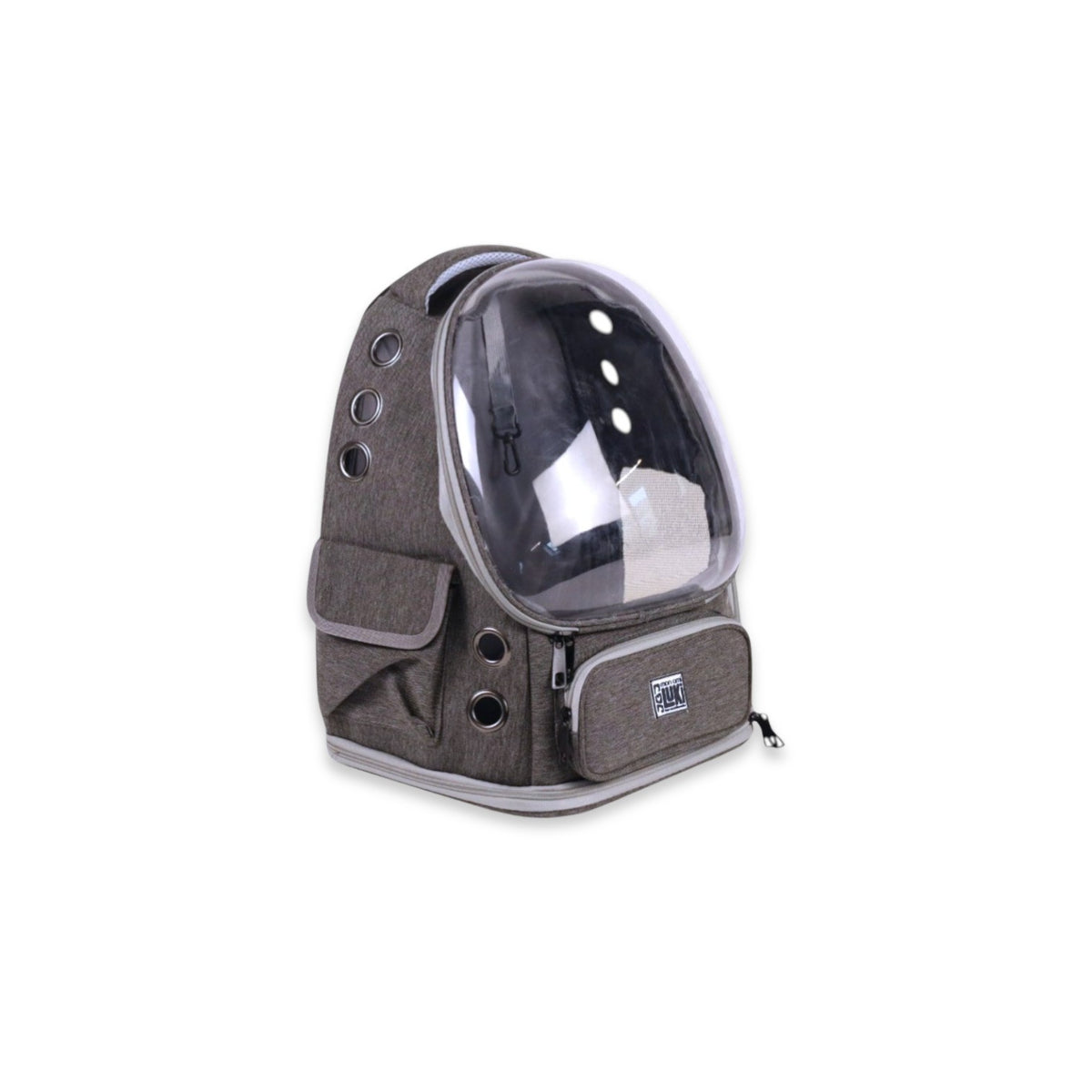 Sac à dos de transport bulle premium Mon Ami Luki gris, 42 x 34 x 27 cm