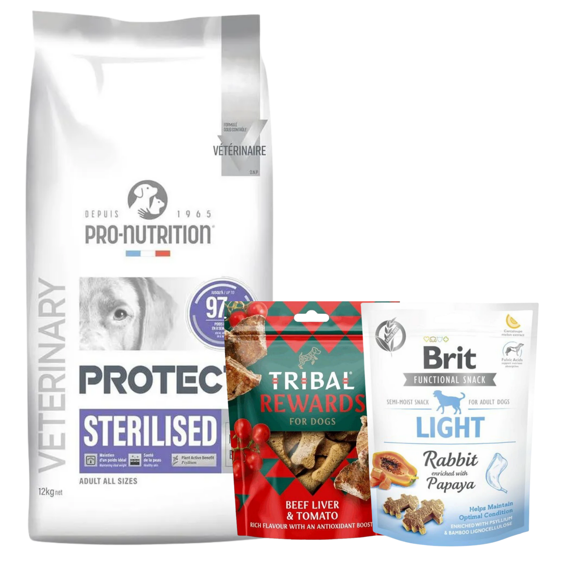 Malin bundle protect sterilized - Le pack chien stérilisé