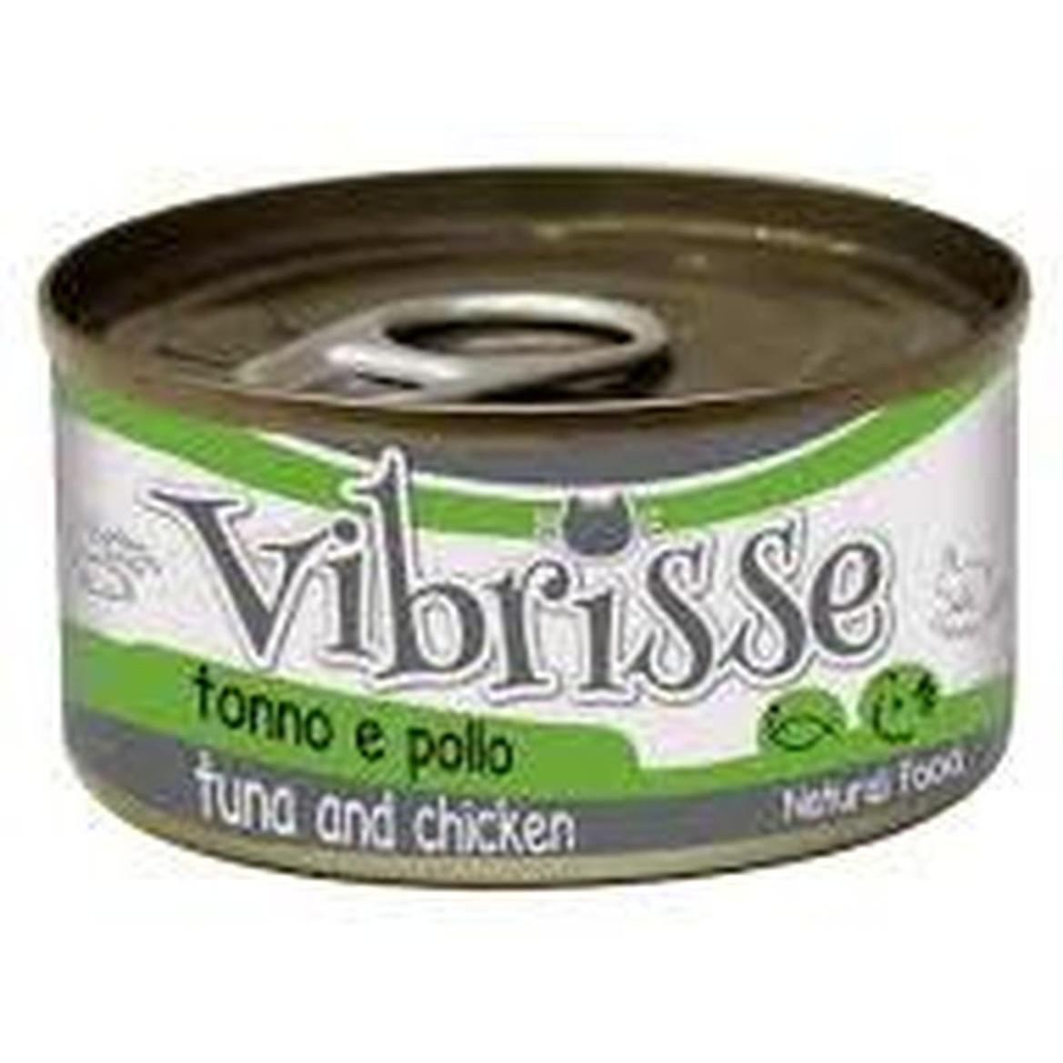 vibrisse chat thon et poulet 70gr