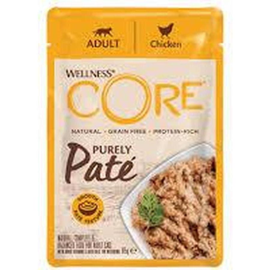 WELLNESS CORE Purely Pâté Chat Adulte Poulet 85g