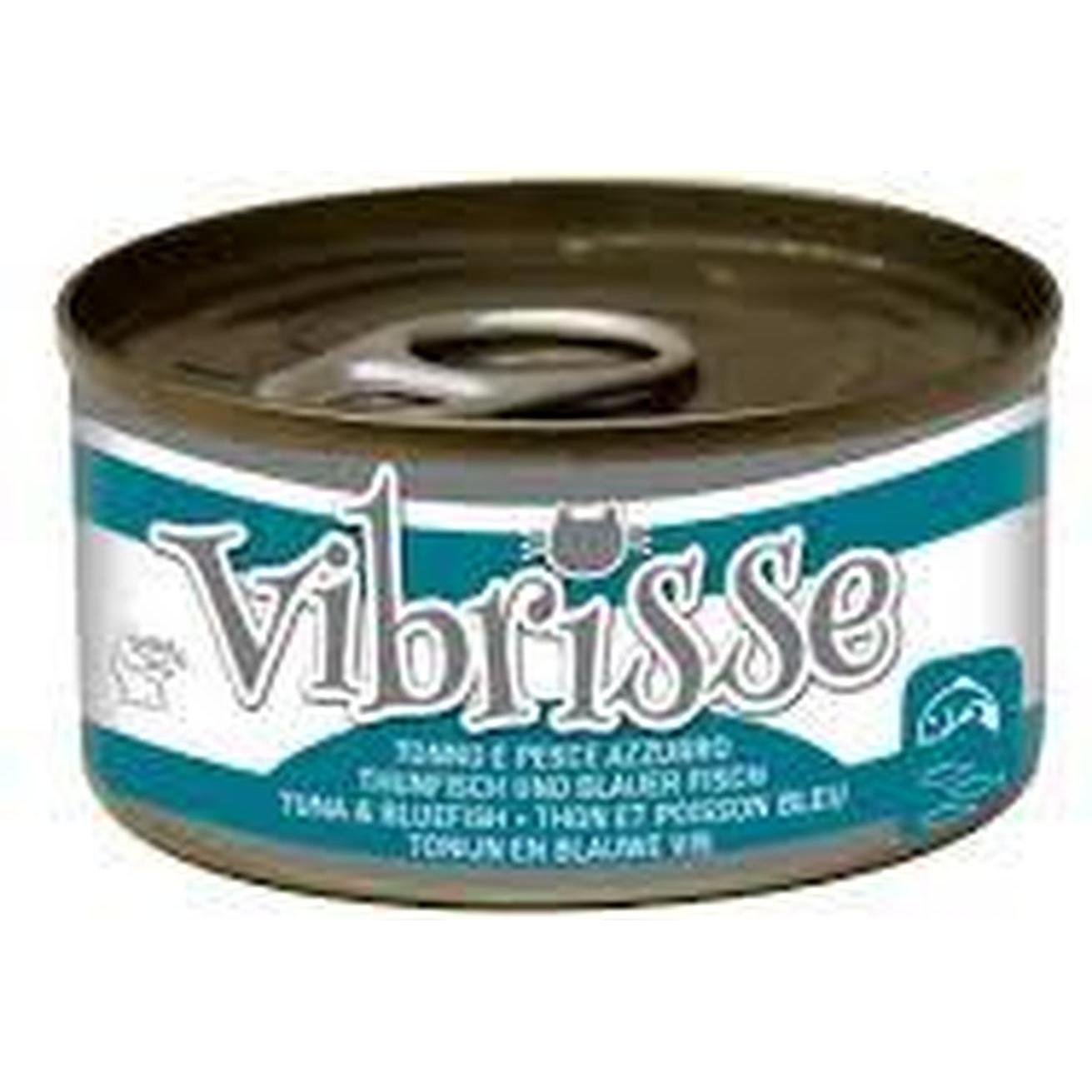 vibrisse chat thon et poisson bleu 70gr