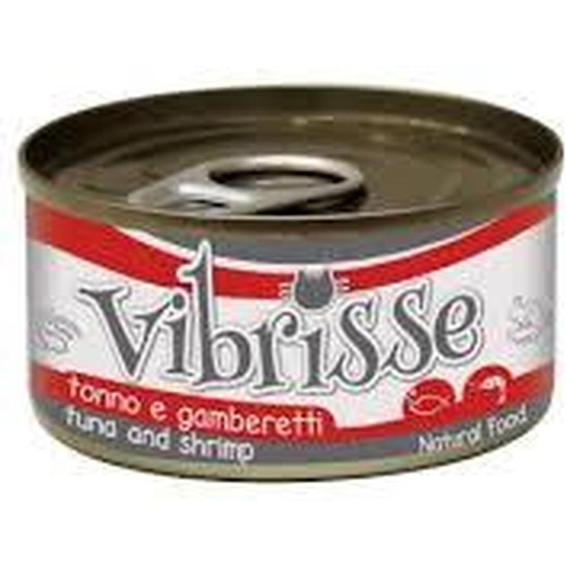 vibrisse chat thon et crevettes 70gr