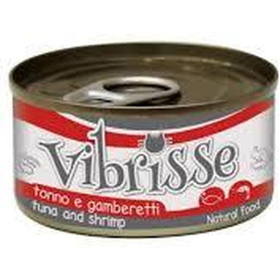 vibrisse chat thon et crevettes 70gr