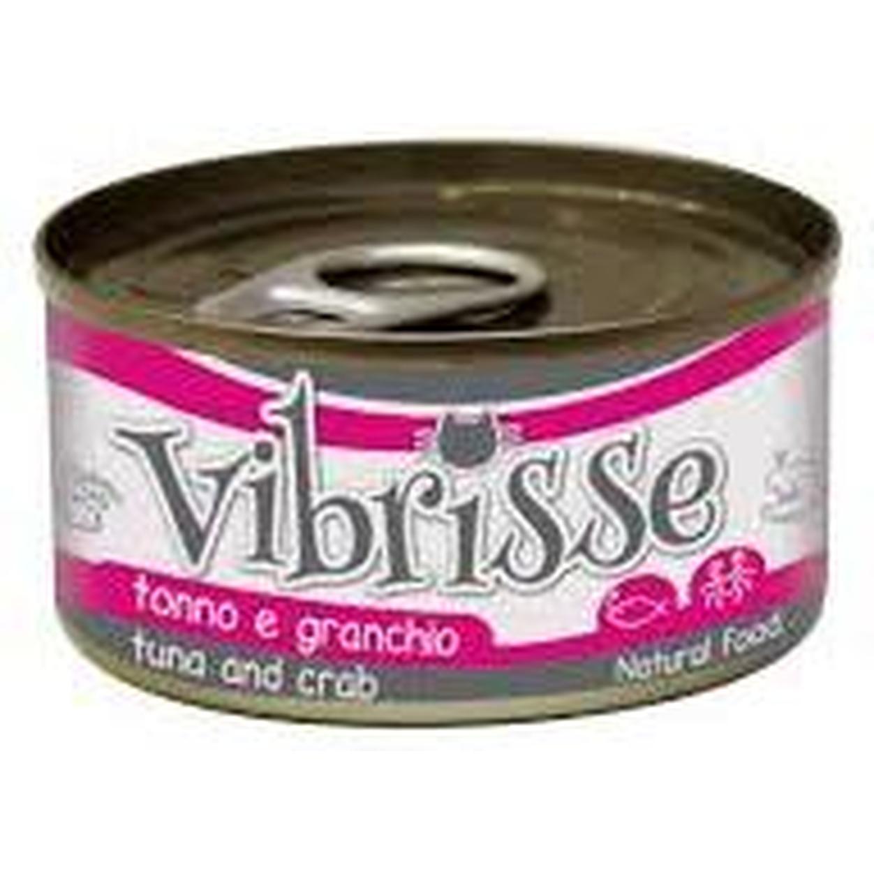 vibrisse chat thon et crabe 70gr