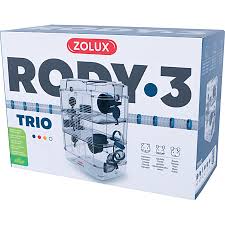 ZOLUX Cage rongeurs RODY 3 TRIO Bleu