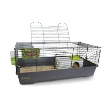 HAMIFORM Cage Essentiel 100 Lapin – Cage Équipée 100 cm pour Lapin Nain et Cochon d’Inde
