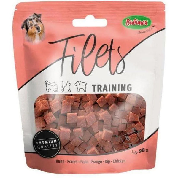 BUBIMEX Treats Filet de Poulet, Friandises Chien et Chat 50 g
