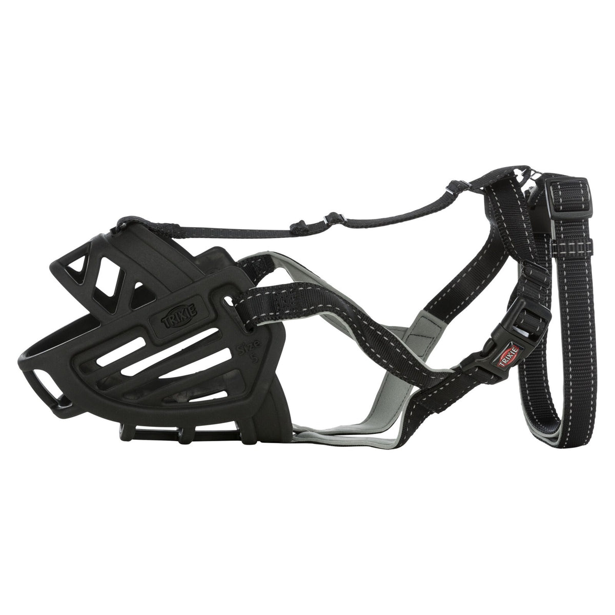 Muselière TRIXIE Muzzle Flex, vue de côté
