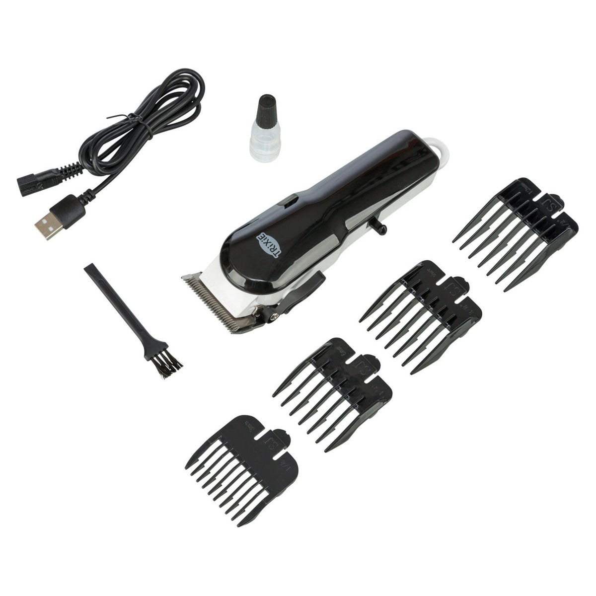 TRIXIE TR1200 Tondeuse sans Fil pour Chien avec 4 Peignes