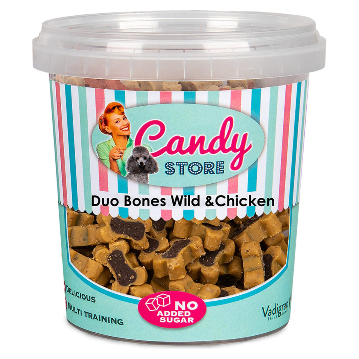 VADIGRAN Candy Duo Bones Gibier et Poulet 500g