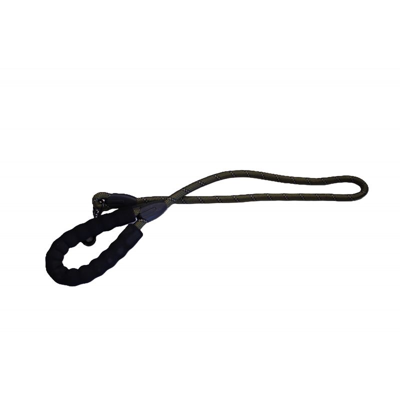 ZOOMALIN Laisse nylon réfléchissante kaki 120cm